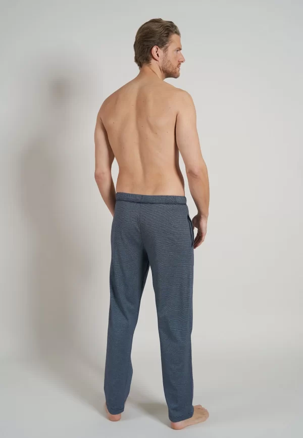 CECEBA Schlafhose CECEBA Herren Lange-Hose Blau (1-tlg) 4