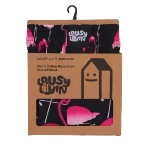 Lousy Livin Boxershorts Flamingos – Black 13
