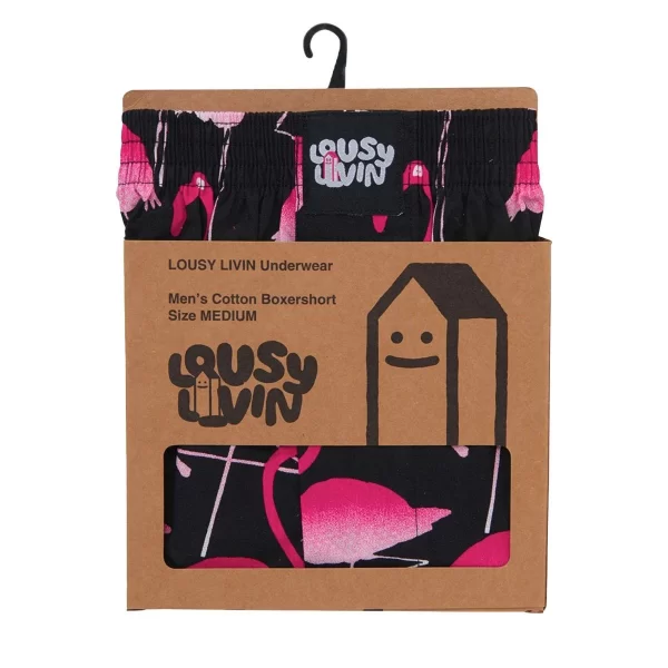 Lousy Livin Boxershorts Flamingos – Black 5